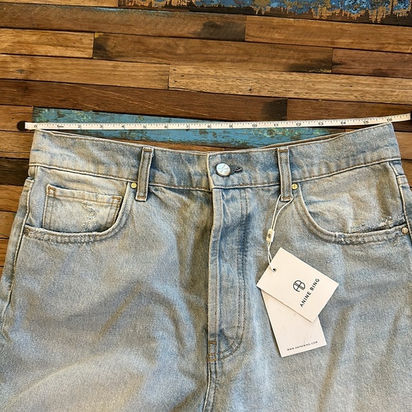 ANINE BING The Kit Blue Shorts Sz 30 **NWT** - Picture 15 of 16